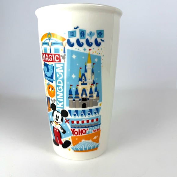 Starbucks Other - Starbucks Disney Magic Kingdom Yo Ho A Pirates Life 12 oz Ceramic Tumbler NO LID